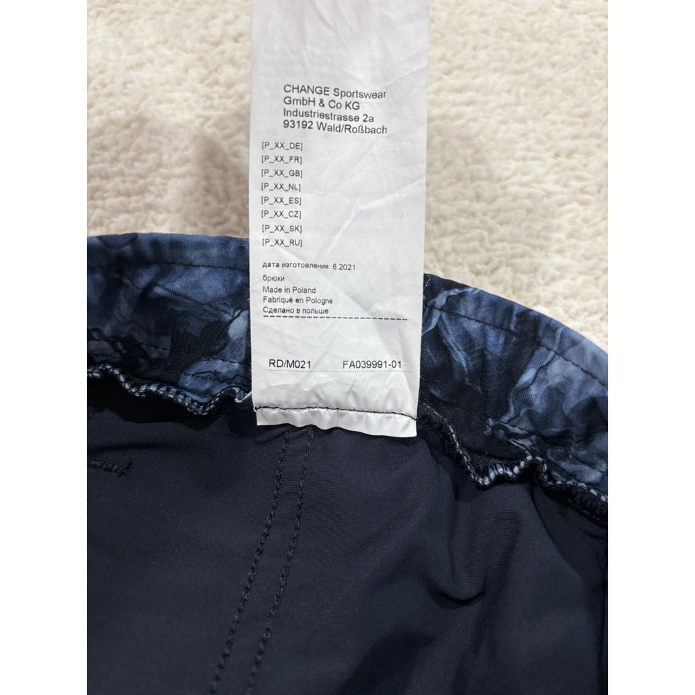 Cambio Jorden Jogger Floral Print Athletic Stretch Legging Blue Navy Size 6 - Picture 10 of 12